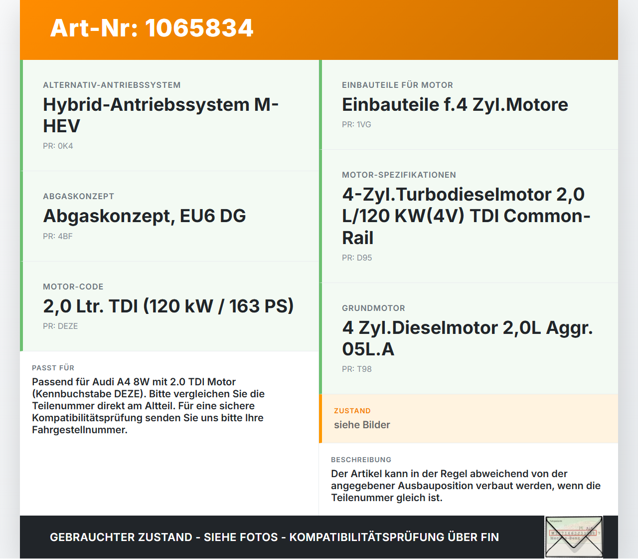 Audi A4 8W 19-24 TDI 2,0 120KW Ansaugrohr Ladeluftschlauch Luftschlauch Pos.1 Audi A4 8W 19-24 27.01.2020... Vorschau 3