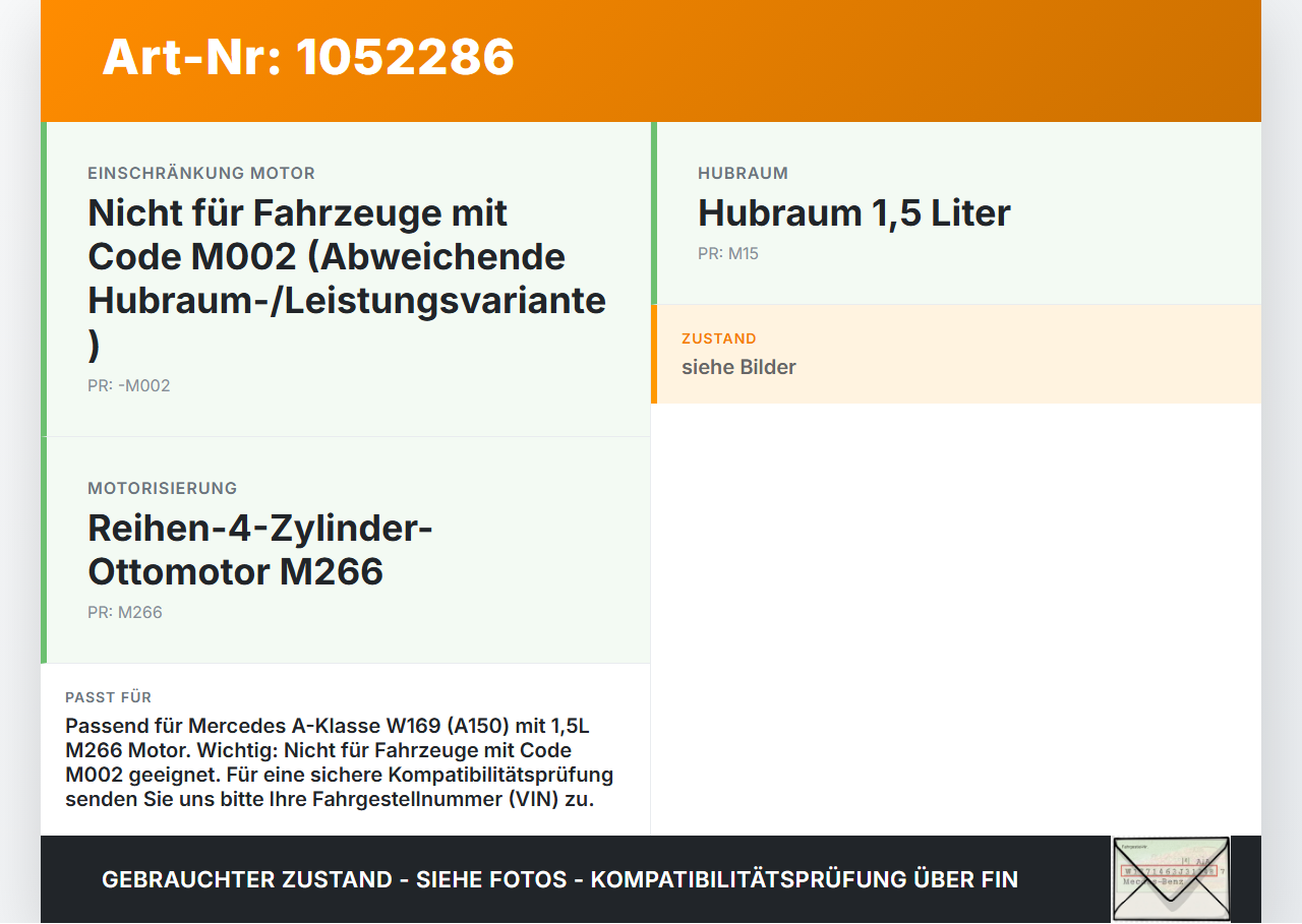 Mercedes W169 A150 04-08 1,5 Ölführung Ölleitung Einfüllstutzen Mercedes W169 A150 04-08 11.11.2004 A2660100264... Vorschau 3