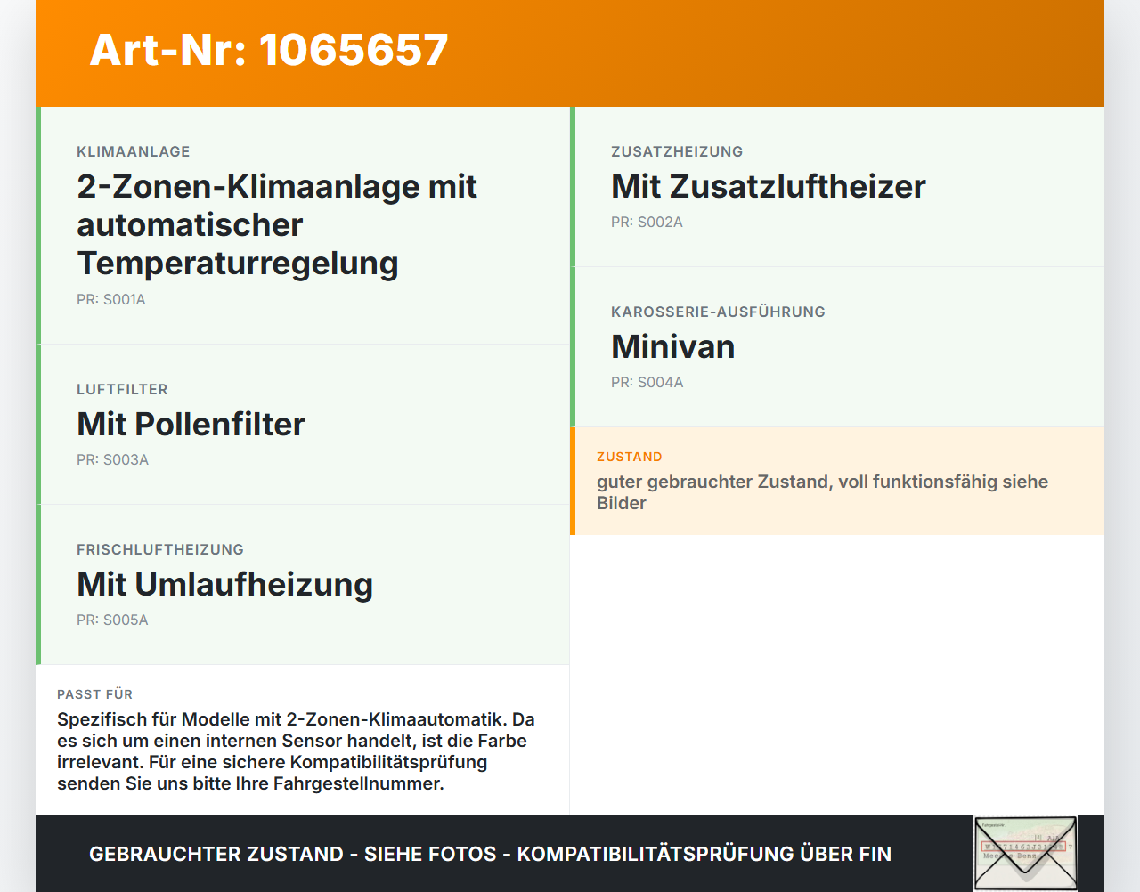 Ford C-max II 10-15 Temperatursensor Innenraum Temperatur Ford C-max II 10-15 13.02.2012 G1B5-19C734-AA 30100477... Vorschau 3