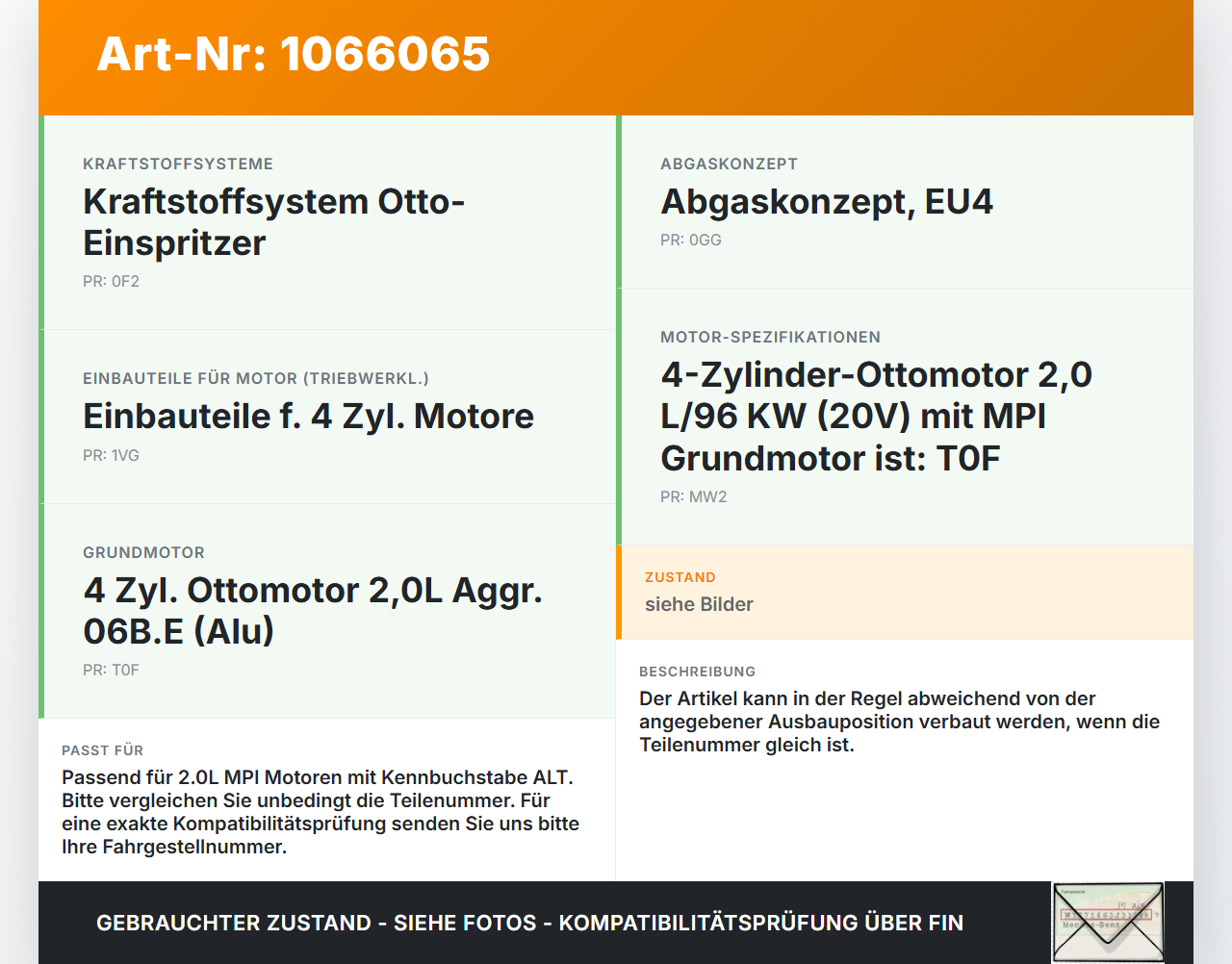 Audi A4 8E 04-08 2,0 96KW Injektor Einspritzdüse Pumpe-Düse Zyl.2 Audi A4 8E 04-08 12.09.2005 06B133551T 5190A03278... Vorschau 3