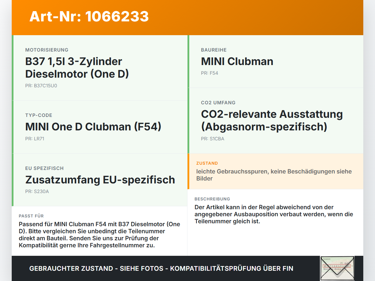 MINI F54  Clubman 15-19 1,5 85KW Ansaugrohr Ladeluftschlauch Luftschlauch Resonator MINI F54  Clubman 15-19... Vorschau 3