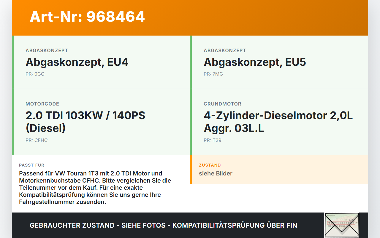VW Touran 1T3 10-15 TDI 2,0 103KW CFHC Drosselklappe Drosselklappenstutzen VW Touran 1T3 10-15 19.12.2012... Vorschau 3