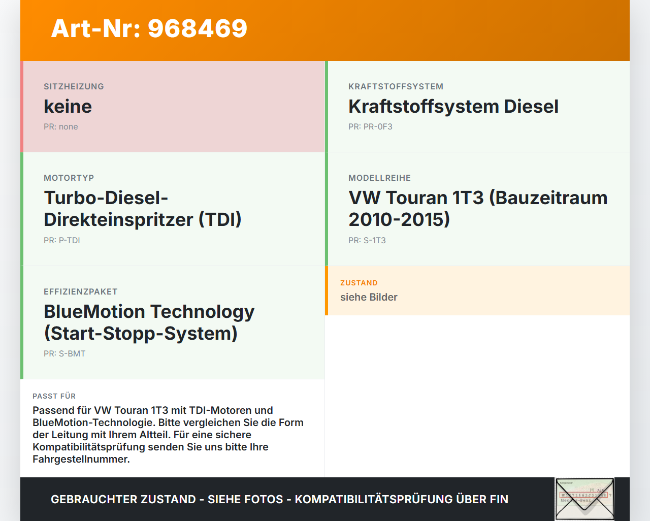 VW Touran 1T3 10-15 TDI 2,0 103KW Rücklauf Leitung Kraftstoffleitung Rücklaufleitung VW Touran 1T3 10-15 19.12.2012... Vorschau 3