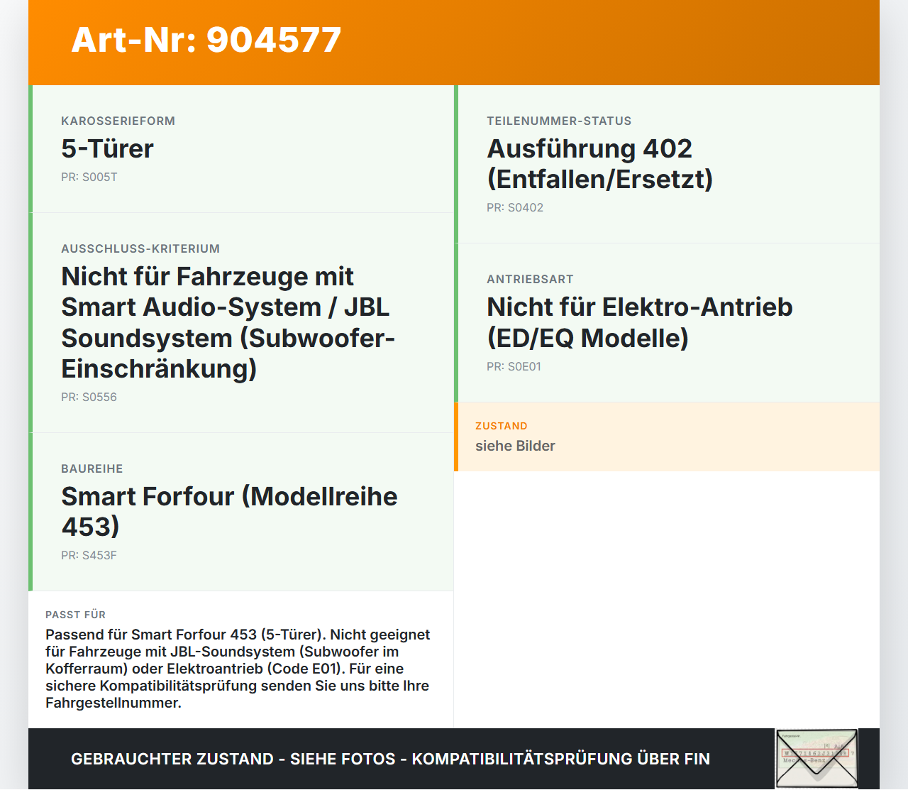 Smart Forfour 453 14-19 5T Kofferraummatte Kofferraum Einlegeboden Smart Forfour 453 14-19 01.01.2019 A4536806103... Vorschau 3