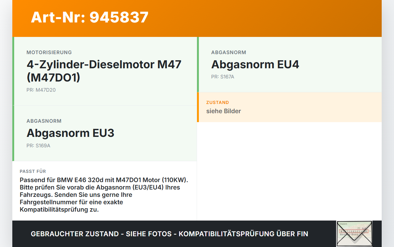 BMW E46 320D 01-06 2,0d 110KW M47DO1 204D4-EU3 Abgasrückführventil EGR AGR Ventil BMW E46 320D 01-06 29.03.2006... Vorschau 3