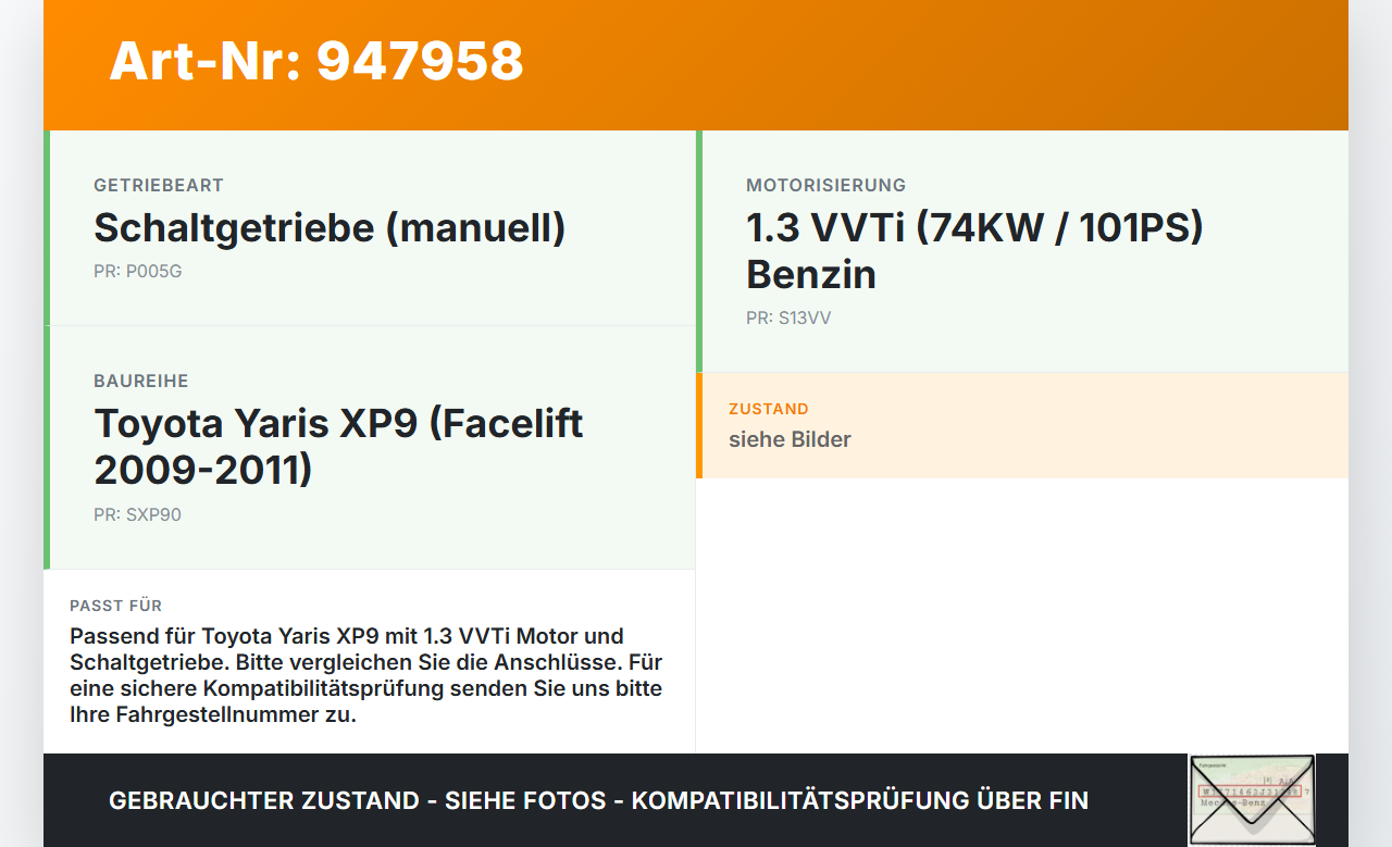 Toyota Yaris XP9 09-11 VVTi 1,3 74KW Kupplungszylinder Geber Geberzylinder Toyota Yaris XP9 09-11 08.04.2011... Vorschau 3