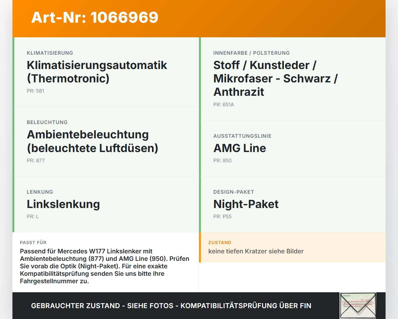 Mercedes W177 A250E 18-22 Luftdüse Luftdusche Mitte Lüftungsgitter Mercedes W177 A250E 18-22 26.03.2021 A1776809800... Vorschau 3