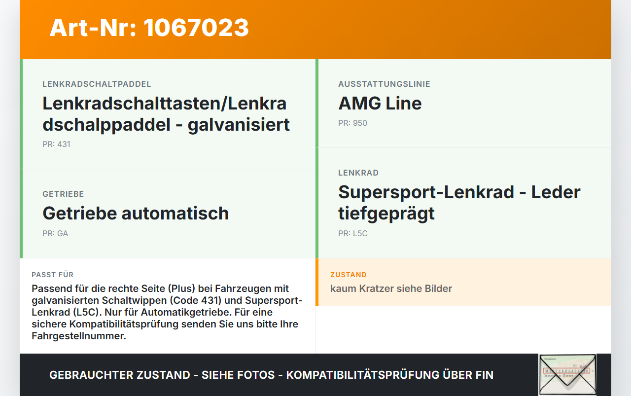 Mercedes W177 A250E 18-22 Schaltwippe Schalter Plus Lenkrad Mercedes W177 A250E 18-22 26.03.2021 A0999052201... Vorschau 3