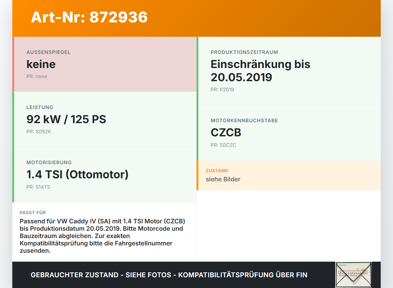 VW Caddy IV SA 15-21 TSI 1,4 92KW CZCB Ventildeckel Zylinderkopfhaube VW Caddy IV SA 15-21 17.09.2016 04E103469BB... Vorschau 3