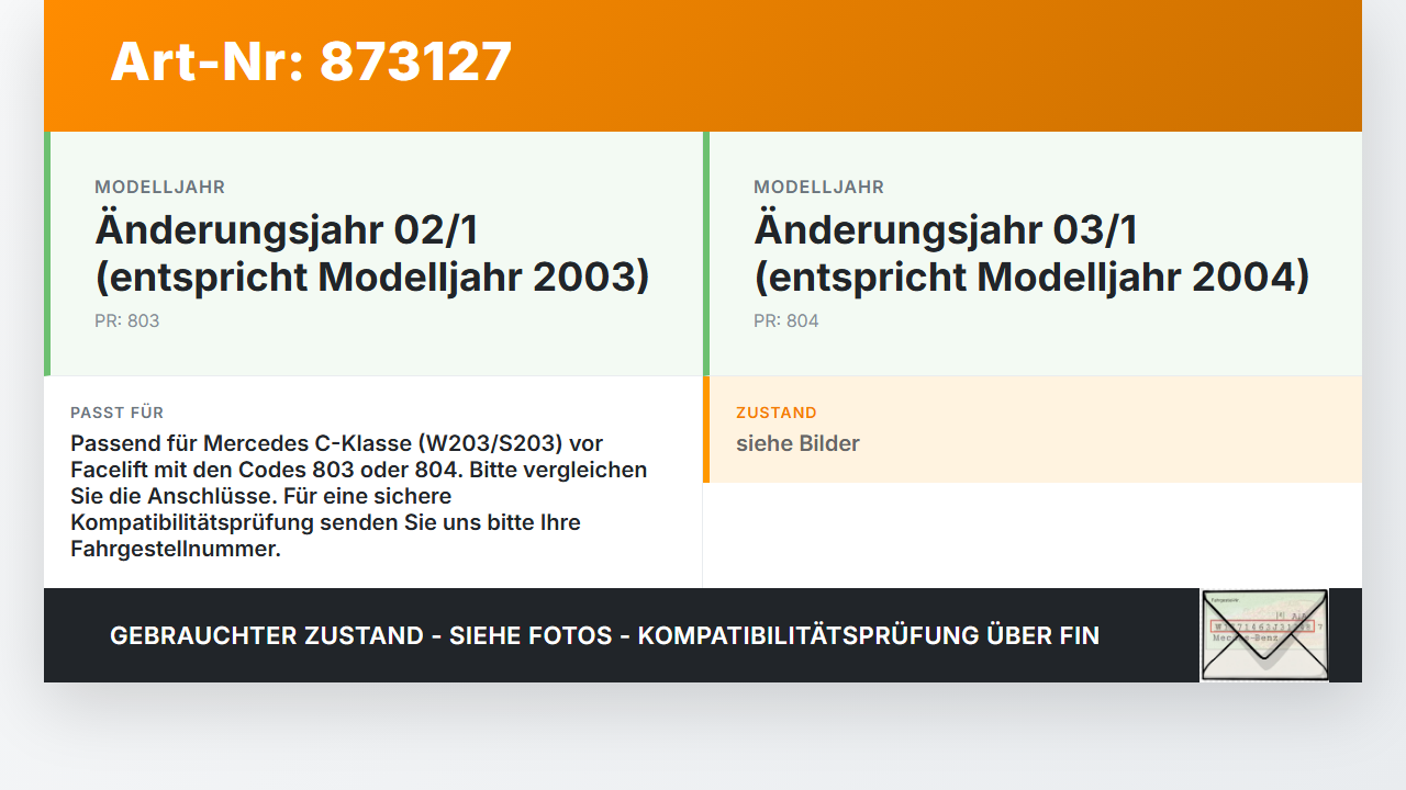 Mercedes S203 W203 00-04 Lenkstockschalter Blinker Wischer schalter Mercedes S203 W203 00-04 22.02.2002 A0005452310... Vorschau 3