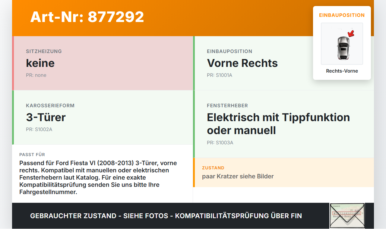 Ford Fiesta VI 08-13 3T Türverkleidung Türpappe Rechts Vorne Ford Fiesta VI 08-13 24.10.2008 8A61-B23942-KV1E3M... Vorschau 3