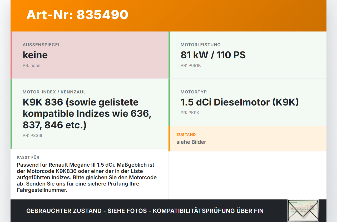Renault Megane III 09-12 DCi 1,5 81KW K9K836 Ventildeckel Zylinderkopfhaube Renault Megane III 09-12 26.02.2010... Vorschau 3