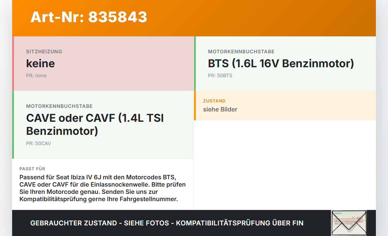 Seat Ibiza IV 6J 08-12 1,6 77KW BTS Ventil Ölregelventil für Nockenwellen Verstellung Einlass Seat Ibiza IV 6J... Vorschau 3