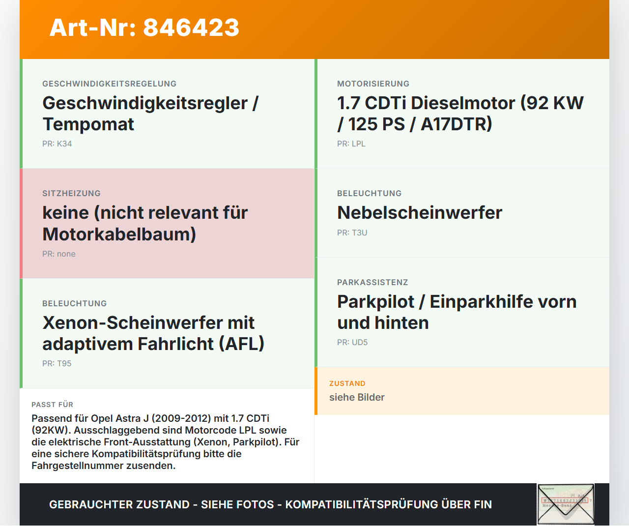 Opel Astra J 09-12 CDTi 1,7 92KW Kabelbaum Motorkabelbaum Leitungssatz für Motor Opel Astra J 09-12 2102.2012... Vorschau 3