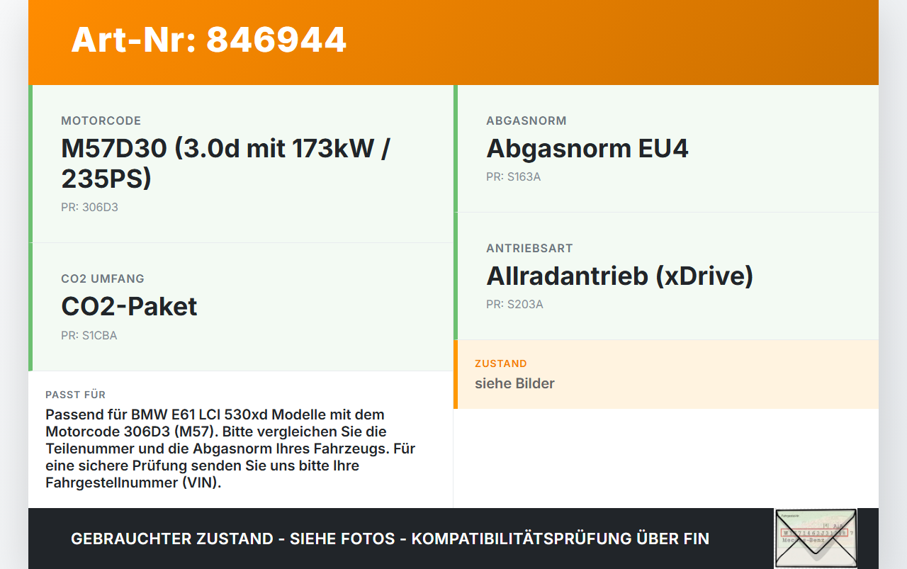 BMW E61 LCI 530xd 07-10 3,0d 173KW 306D3 M57/T2 Abgasrückführventil EGR AGR Ventil BMW E61 LCI 530xd 07-10... Vorschau 3