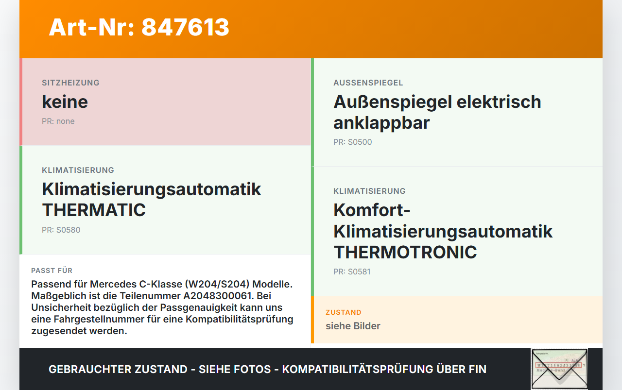 Mercedes W204 S204 C220 07-14 Heizungskühler Wärmetauscher Mercedes W204 S204 C220 07-14 08.12.2008 A2048300061... Vorschau 3