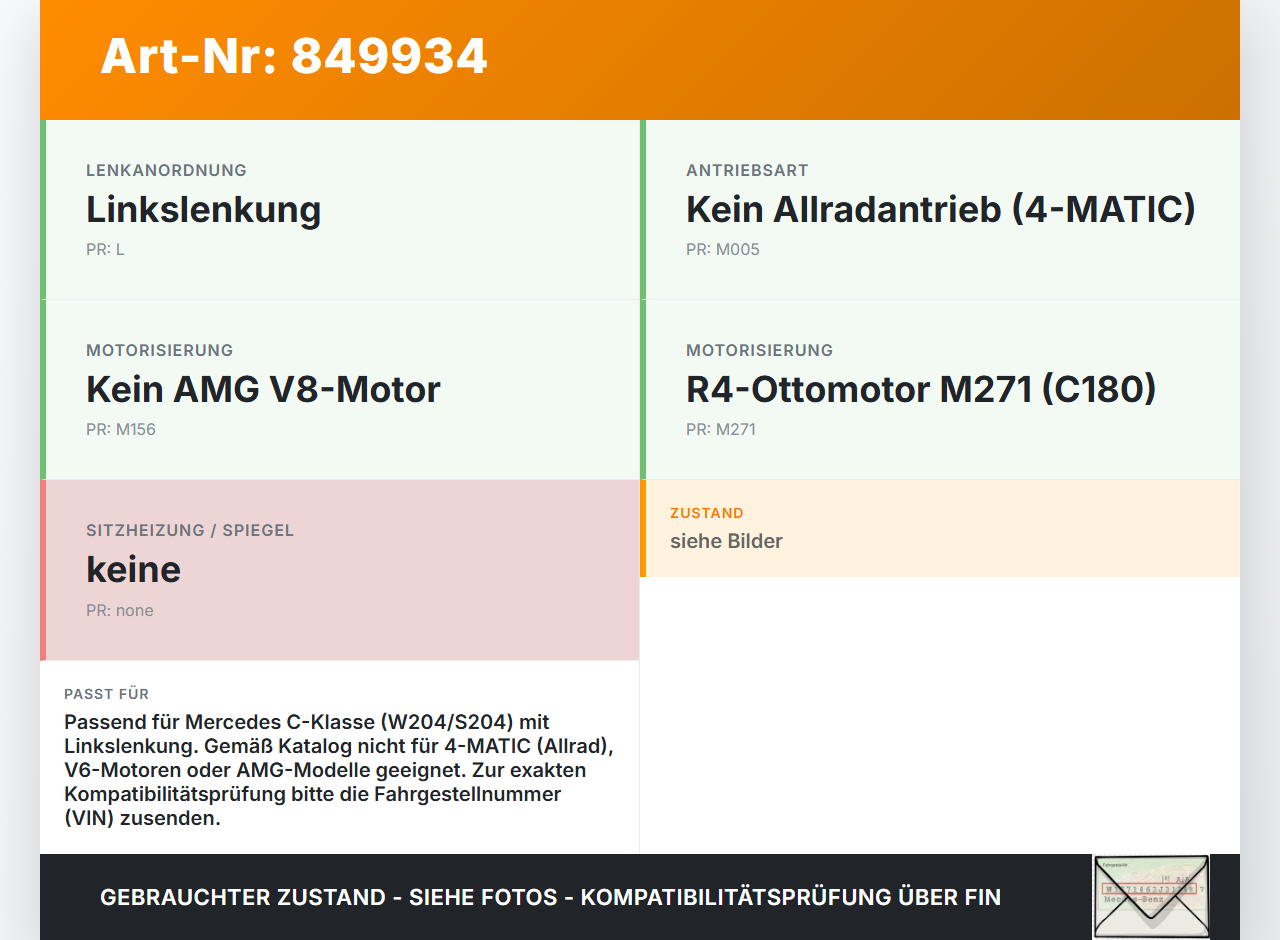 Mercedes W204 S204 C180 11-14 Lenkungsteil oberes Kreuzgelenk Mercedes W204 S204 C180 11-14 10.10.2011 A2044620278... Vorschau 3
