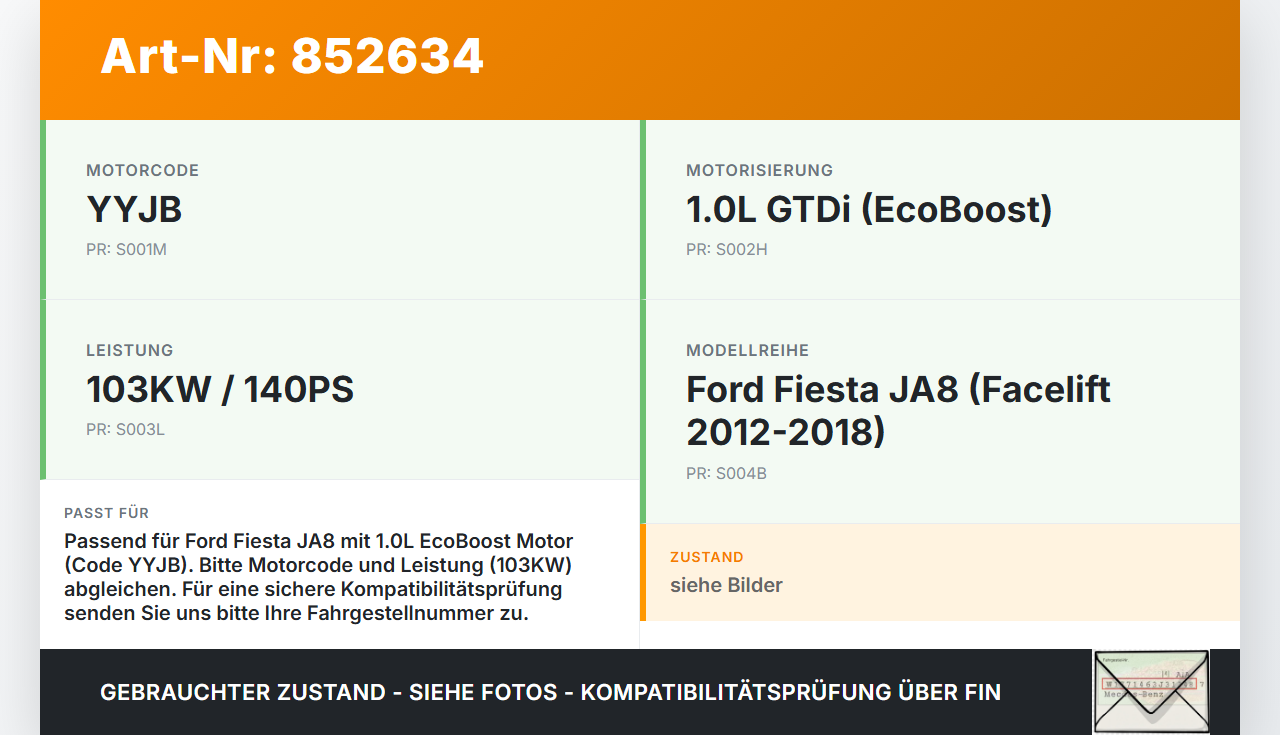 Ford Fiesta JA8 VII 12-18 GTDi 1,0 103KW YYJB Ansaugbrücke Ansaugkrümmer Ford Fiesta JA8 VII 12-18 29.01.2015... Vorschau 3