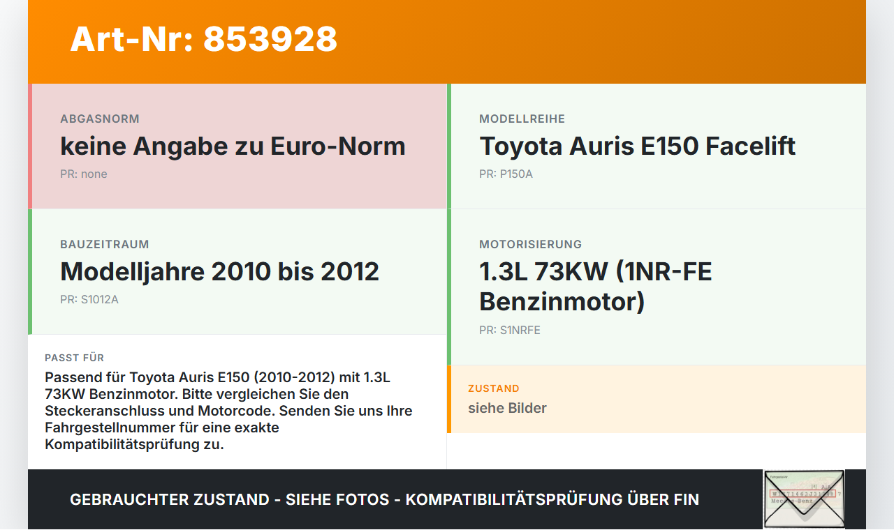 Toyota Auris ZW E150 10-12 1,3 73KW 1NRFE NRE150 Abgasrückführventil EGR AGR Ventil Toyota Auris ZW E150 10-12... Vorschau 3