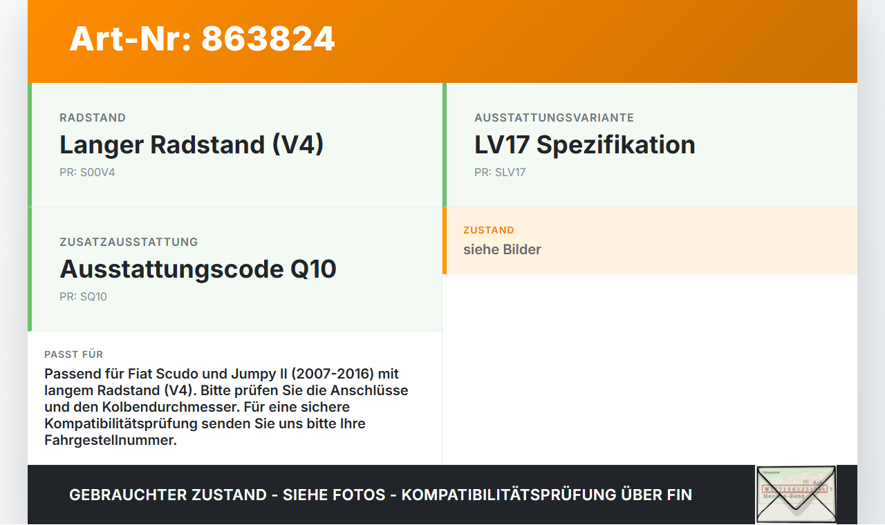 Fiat Scudo Jumpy  II 07-16 Hauptbremszylinder Bremszylinder Fiat Scudo Jumpy  II 07-16 30.04.2007 9467547580... Vorschau 3