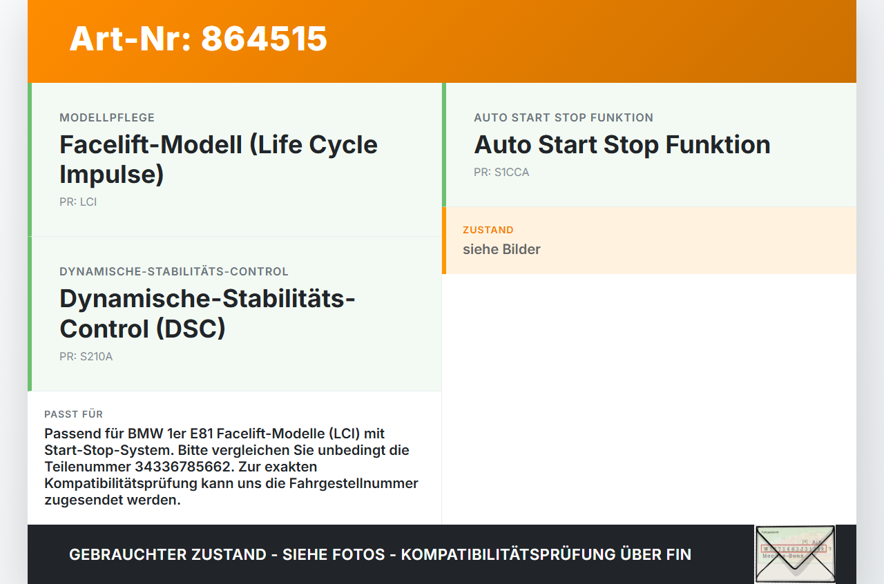BMW E81 1er 116i LCI 07-13 Hauptbremszylinder Bremszylinder BMW E81 1er 116i LCI 07-13 11.03.2010 6785662... Vorschau 3