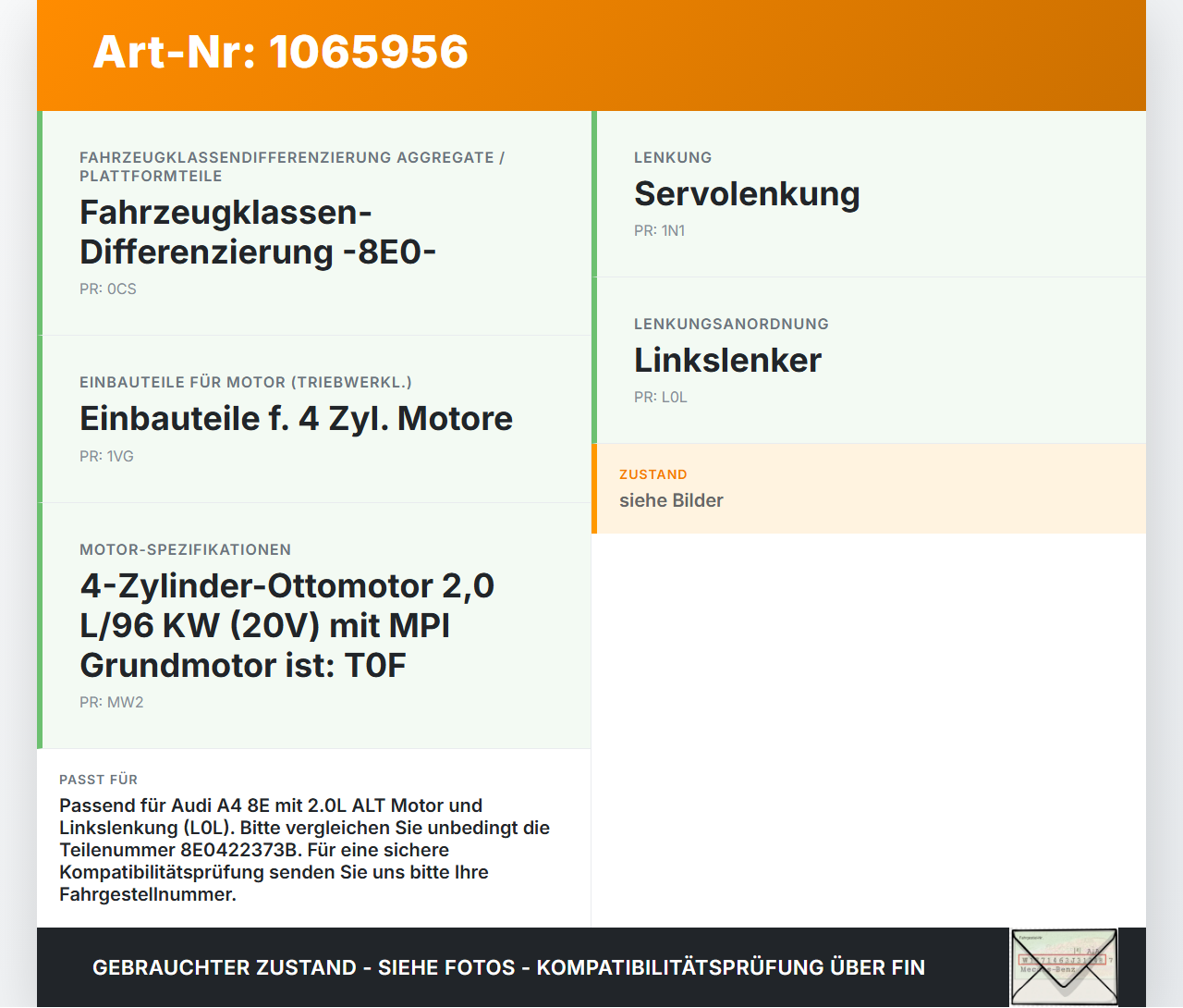 Audi A4 8E 04-08 Servo Behälter Servobehälter Servoleitung Audi A4 8E 04-08 12.09.2005 8E0422371B 8E0422373B gebraucht Vorschau 3