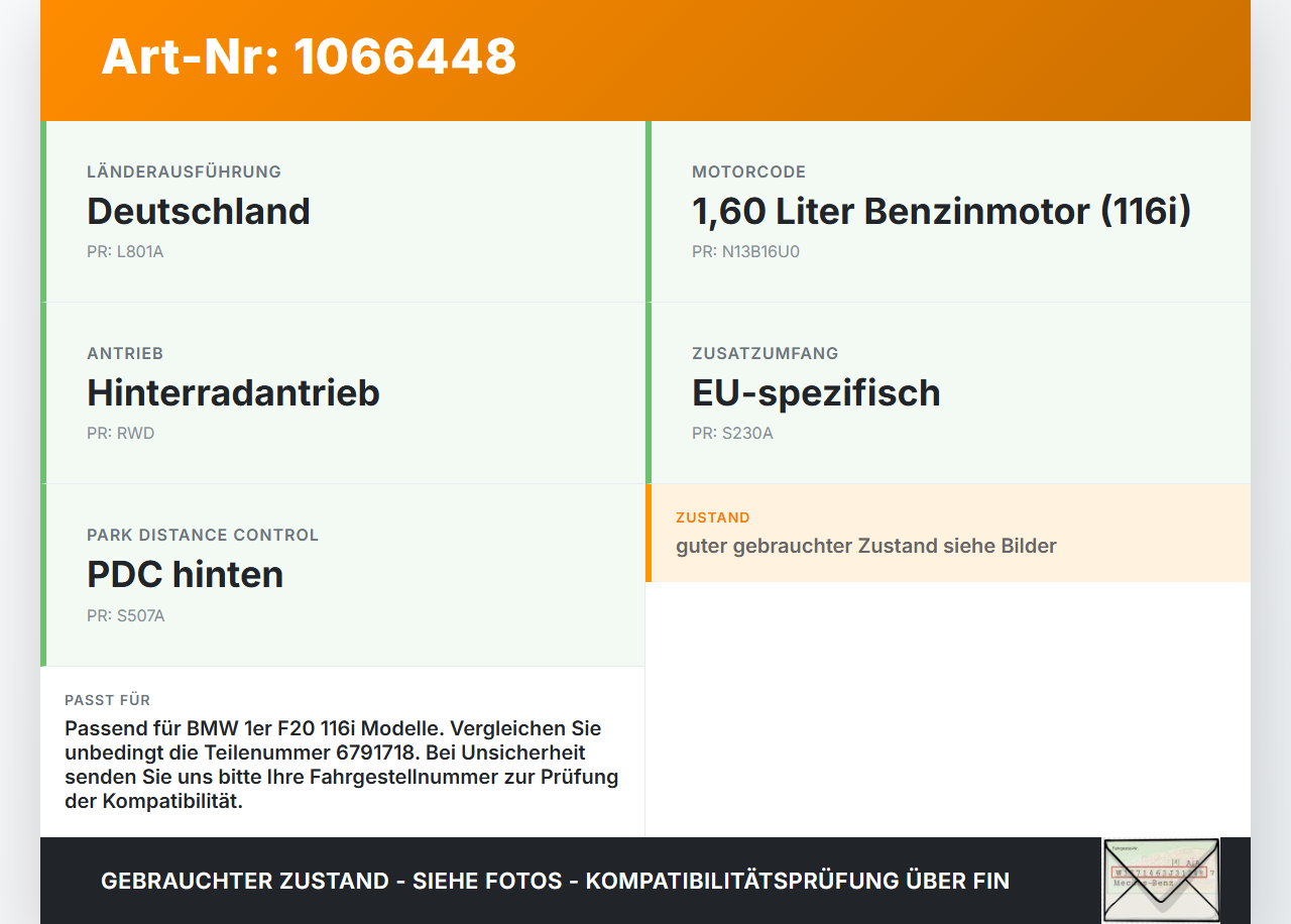 BMW 1er 116i F20 11-15 ABS Steuergerät DSC Aggregat Hydraulikblock BMW 1er 116i F20 11-15 20.10.2011 2460453... Vorschau 3