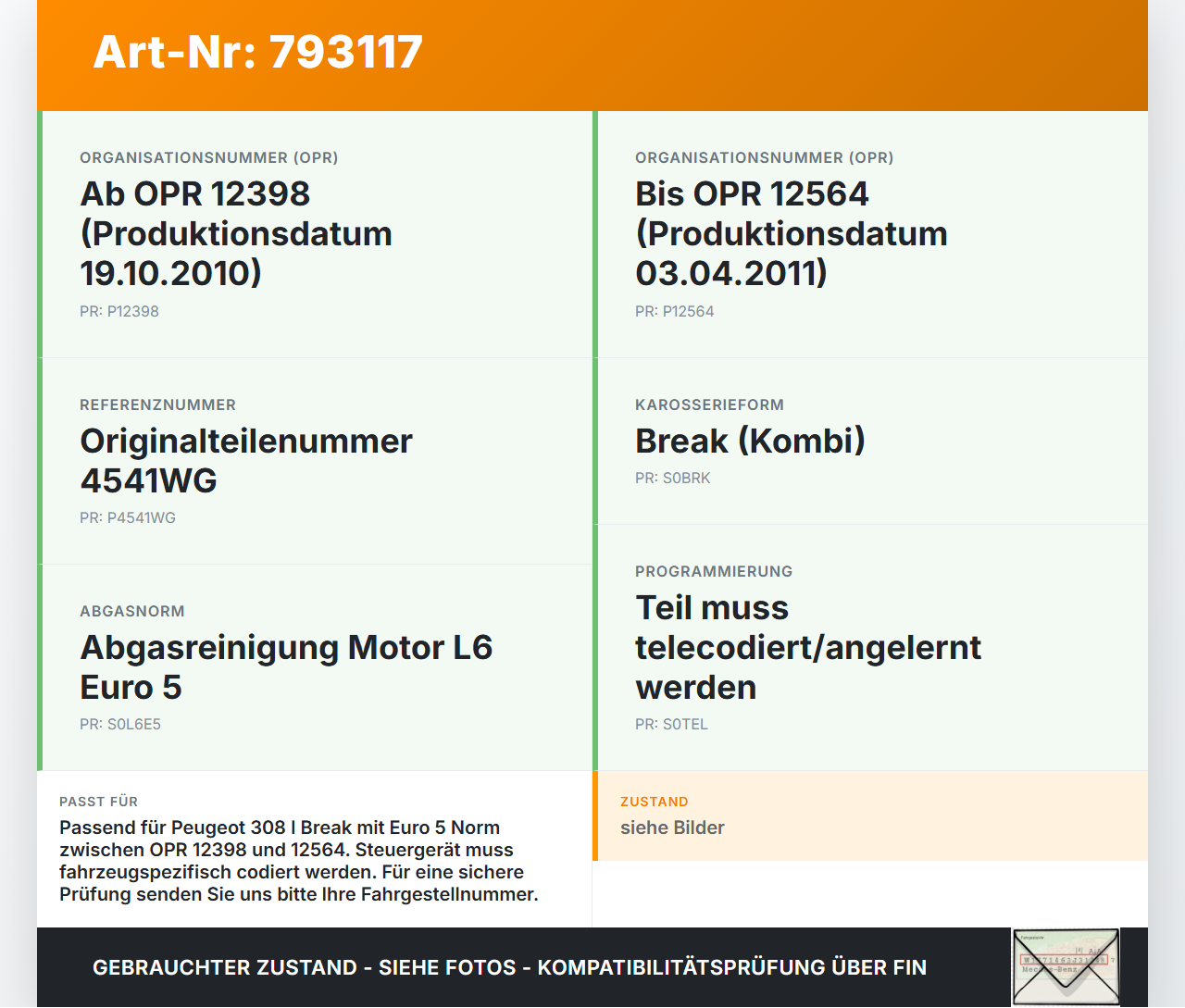 Peugeot 308 I T7 07-11 ABS Steuergerät Aggregat Hydraulikblock Peugeot 308 I T7 07-11 28.03.2011 4541WG 9666957480... Vorschau 3