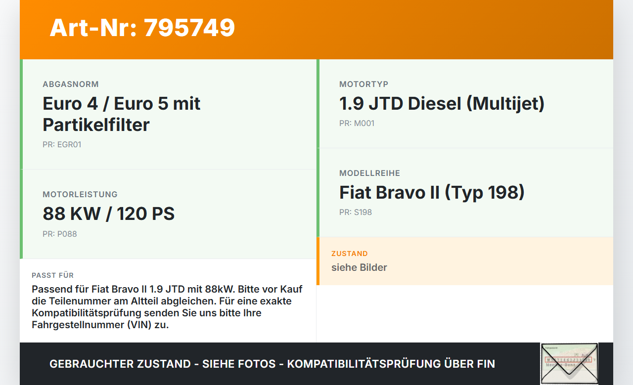 Fiat Bravo II 198 07-14 JTD 1,9d 88KW 192A8000 Abgasrückführventil EGR AGR Ventil Fiat Bravo II 198 07-14... Vorschau 3