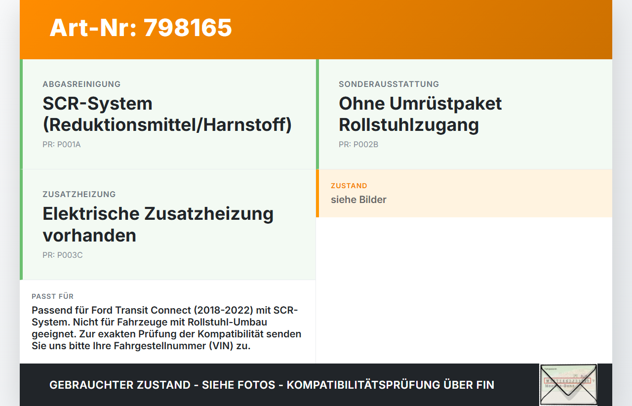 Ford Transit Connect 18-22 TDCi 1,5 88KW Additiv Tank Behälter Pumpe für Reduktionsmittel Ford Transit Connect... Vorschau 3