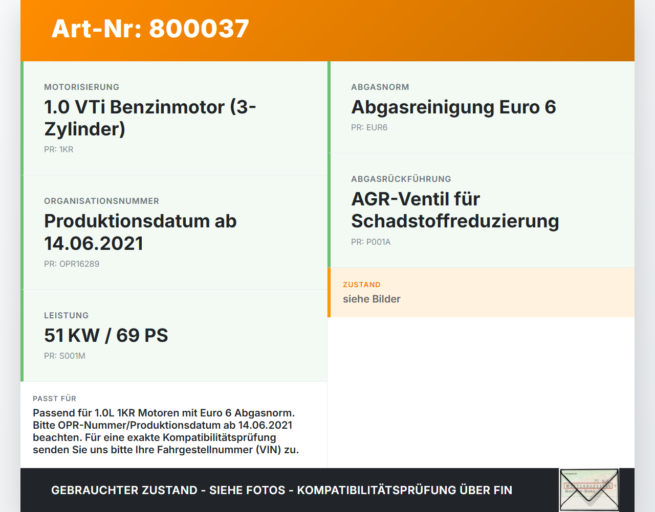 Citroen C1 II 108 14-19 1,0 51KW 1KR EUR6 Abgasrückführventil EGR AGR Ventil Citroen C1 II 108 14-19 01.02.2017... Vorschau 3