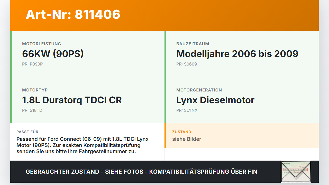 Ford Connect 06-09 TDCi 1,8 66KW Ladeluftkühler Kühler Ford Connect 06-09 22.08.2008 7T16-9L440-AE 4999282 gebraucht Vorschau 3
