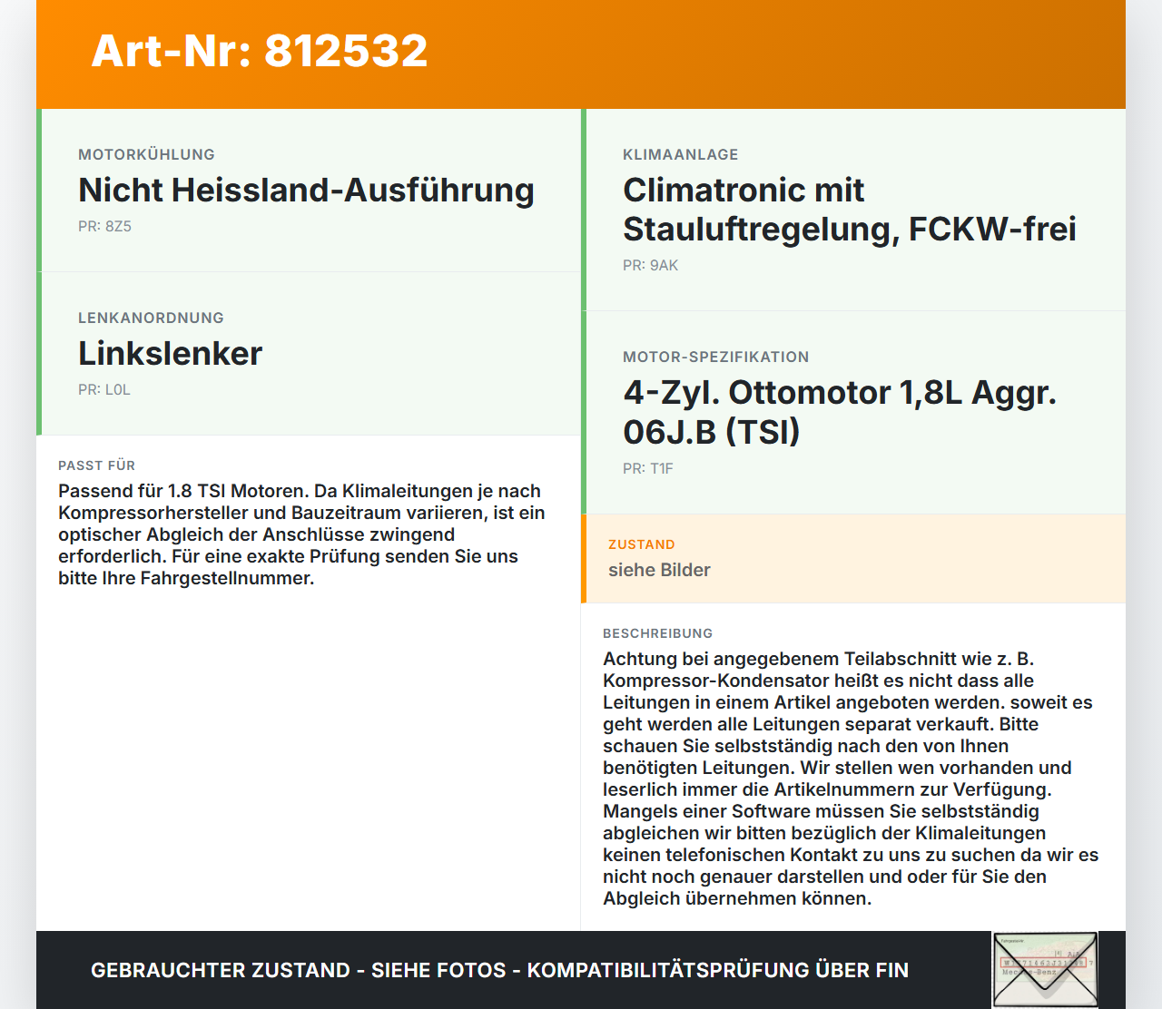 Skoda Octavia II 1Z 09-12 TSI 1,8 112KW Klimaschlauch Klimaleitung Skoda Octavia II 1Z 09-12 31.05.2011 1K0820743FP... Vorschau 3
