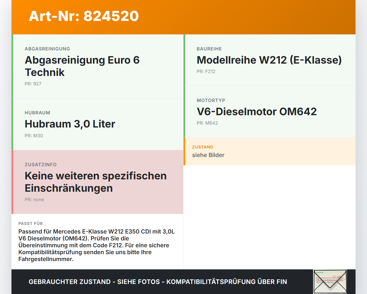 Mercedes W212 E350 09-14 CDI 3,0 170KW Abgasleitung AGR Rohr Leitung Hosenrohr Mercedes W212 E350 09-14 14.02.2009... Vorschau 3