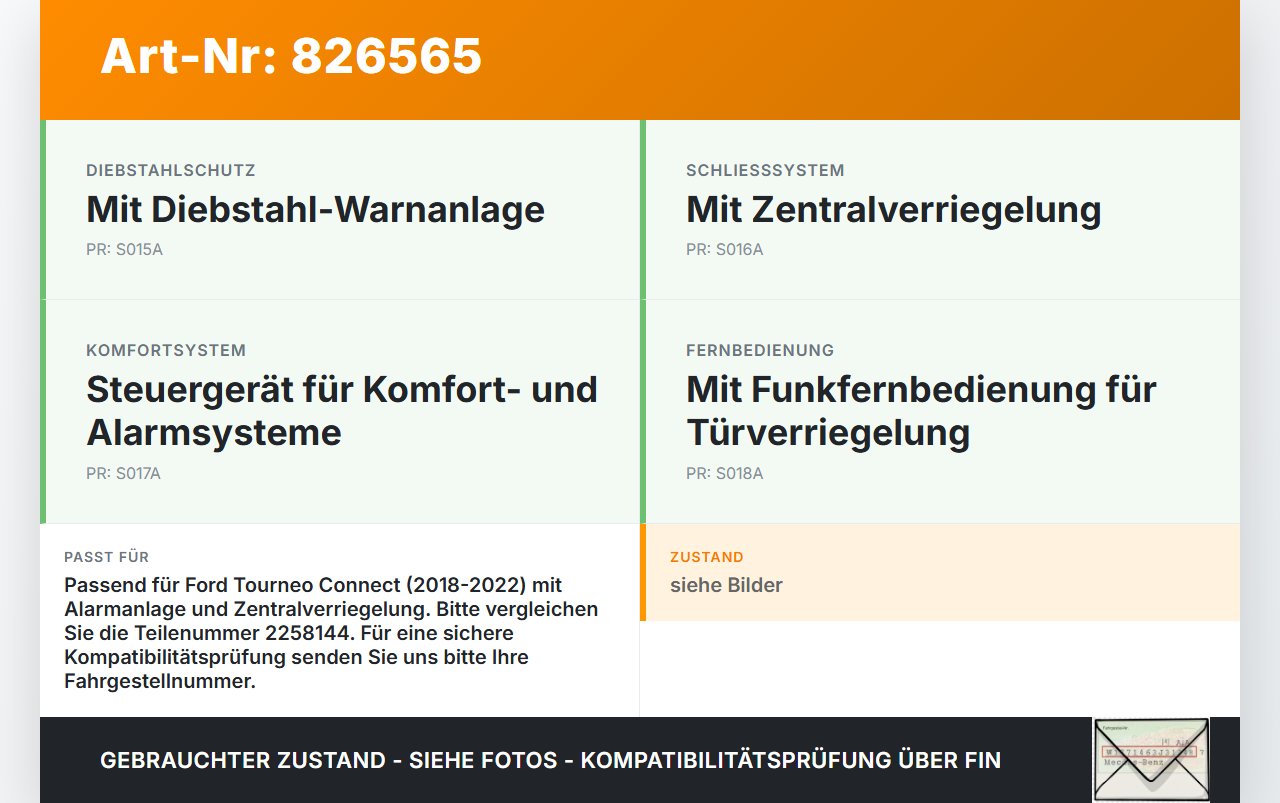 Ford Tourneo Connect 18-22 Steuergerät ECU Modul Komfort Alarm Ford Tourneo Connect 18-22 26.09.2019 DN1T-15K600-JH... Vorschau 3