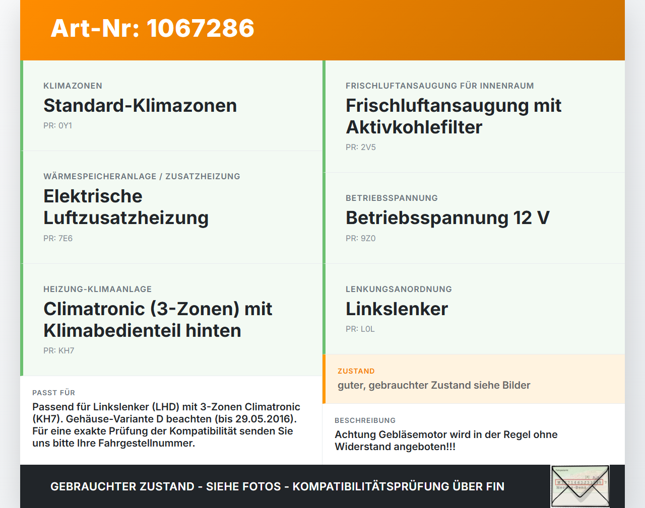 VW Touran II 5T 15-24 Gebläsemotor Lüftermotor Heizungsgebläse VW Touran II 5T 15-24 14.12.2015 5Q1820007B... Vorschau 3