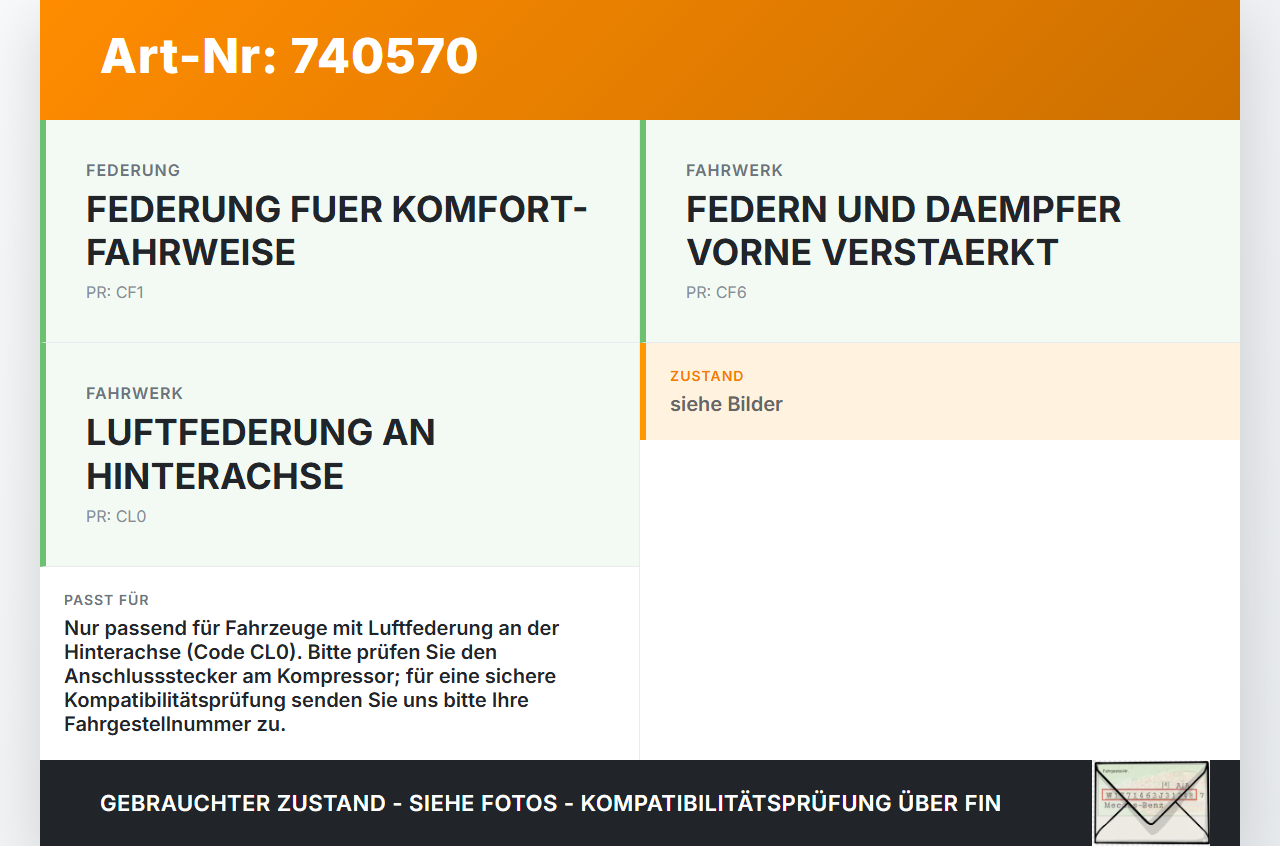 Mercedes Viano Vito W639 03-10 CDI 2,2 110KW Autom Kompressor für Luftfahrwerk Luftfederung Mercedes Viano Vito... Vorschau 3
