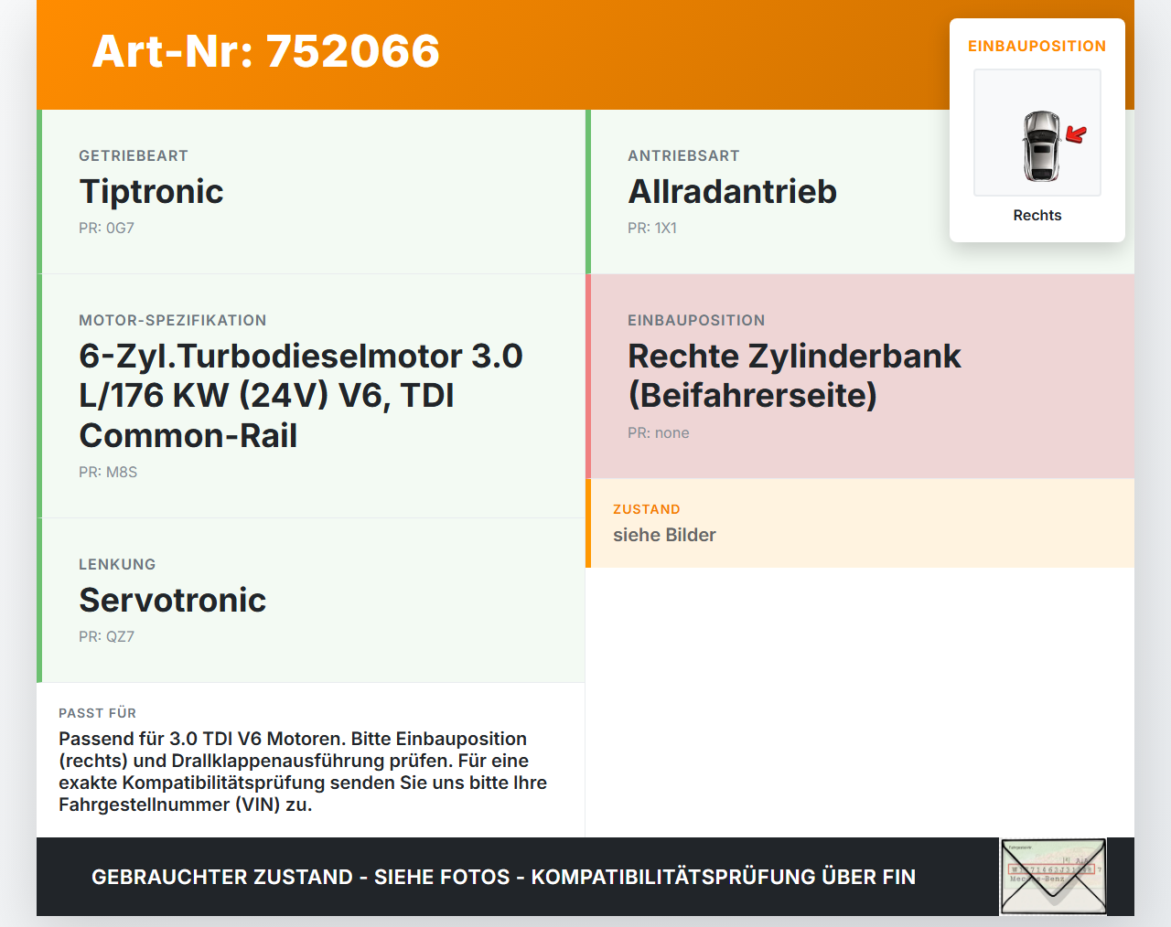 Audi A5 8T QU 07-12 TDI 3,0 176KW CAPA Ansaugbrücke Ansaugkrümmer m. Drallklappen Rechts Audi A5 8T QU 07-12... Vorschau 3