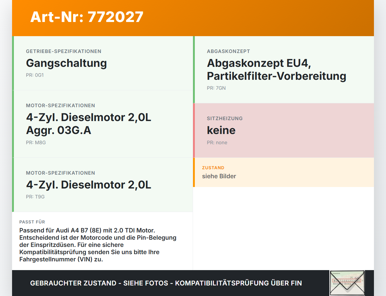 Audi A4 B7 8E 04-08 TDI 2,0 103KW Motor Kabelbaum Motorkabelbaum für Einspritzung Audi A4 B7 8E 04-08 23.01.2008... Vorschau 3