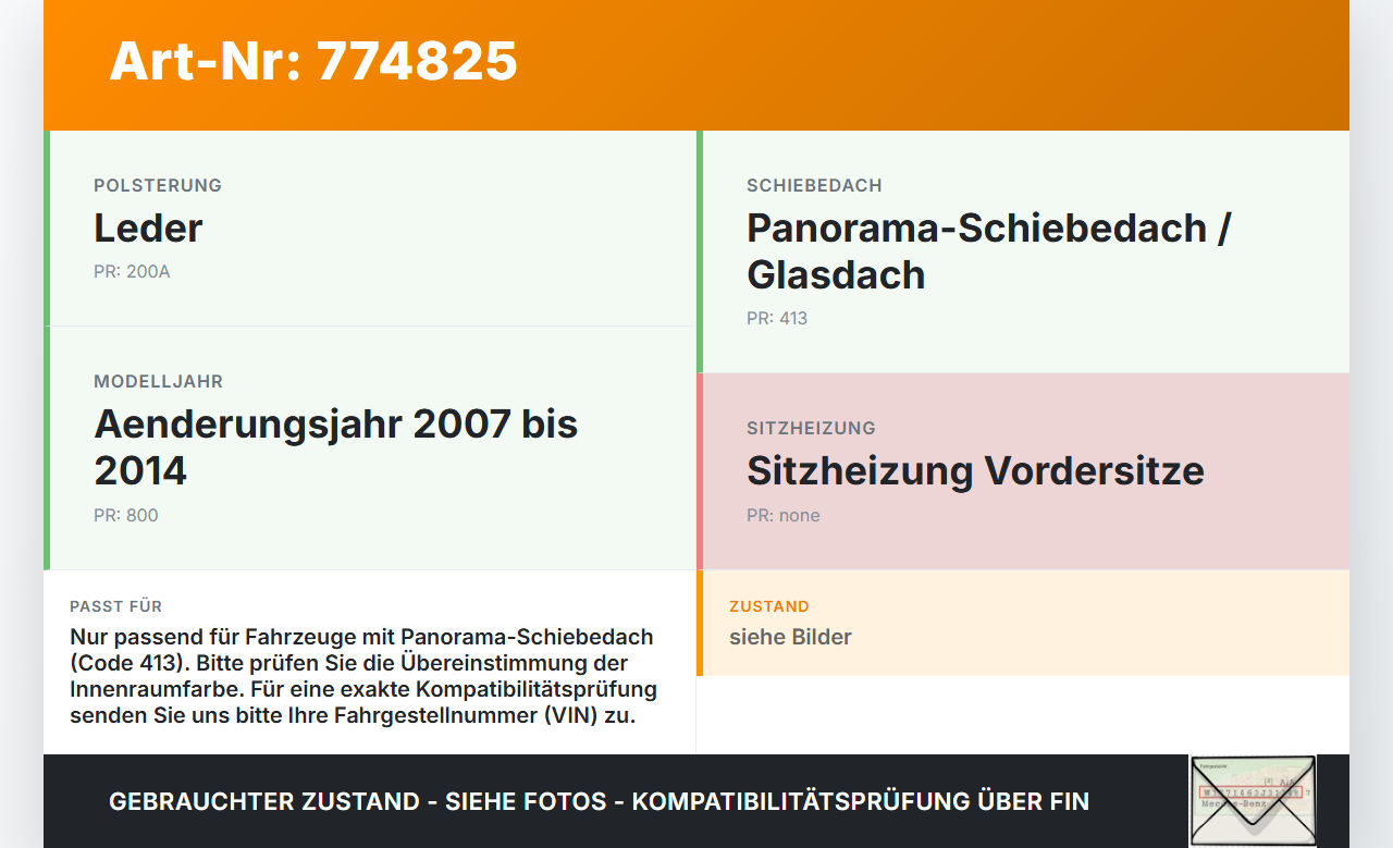 Mercedes S204 W204 C320 07-14 Rollo Sonnenschutzrollo für Schiebedach Mercedes S204 W204 C320 07-14 26.11.2007... Vorschau 3