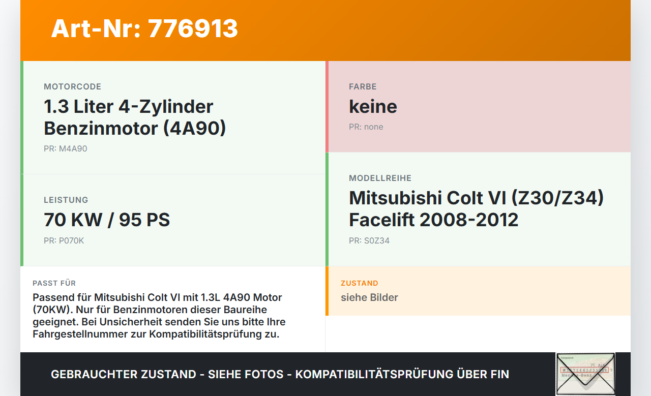 Mitsubishi Colt VI Z34 08-12 1,3 70KW 4A90 Ventildeckel Zylinderkopfhaube Mitsubishi Colt VI Z34 08-12 05.06.2010... Vorschau 3