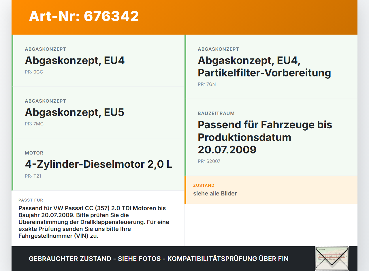VW Passat CC 357 08-12 TDI 2,0 125KW CBBB Ansaugbrücke Ansaugkrümmer m. Drallklappen Saugstutzen VW Passat CC 357... Vorschau 3