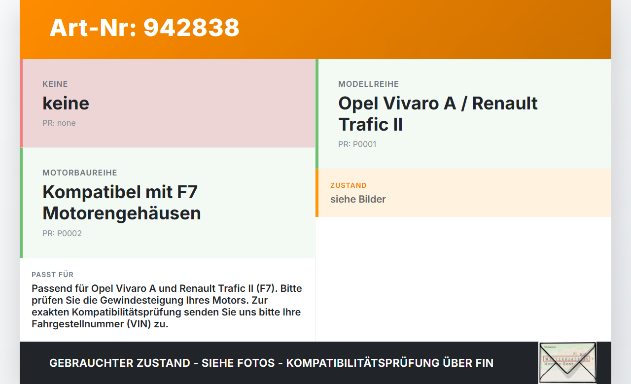 Opel Vivaro A F7 Trafic II 06-14 dCi 115 2,0 84KW Schraubverschluss für Motoröl Ölschraubverschluss Opel Vivaro A... Vorschau 3