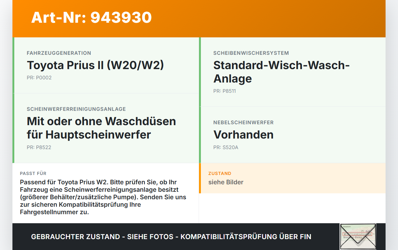 Toyota Prius W2 II 05-09 1,5 57KW Waschwasserbehälter Wasserbehälter Wischwasserbehälter Toyota Prius W2 II 05-09... Vorschau 3