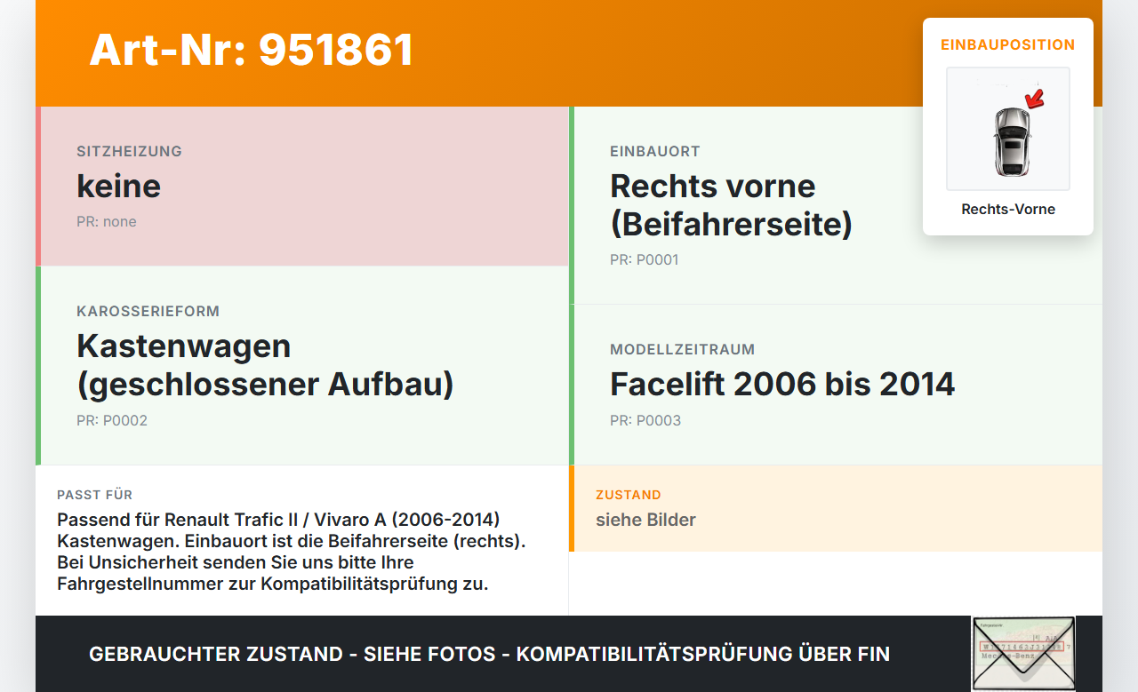 Renault Trafic II Vivaro A 06-14 Kasten Einstiegsleiste Rechts Vorne Renault Trafic II Vivaro A 06-14 25.09.2008... Vorschau 3