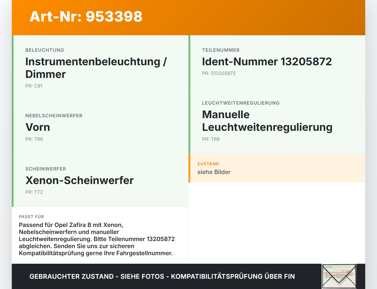 Opel Zafira B A05 05-08 Lichtschalter Schalter Dimmer LWR Nebel Opel Zafira B A05 05-08 06.10.2006 13205872... Vorschau 3