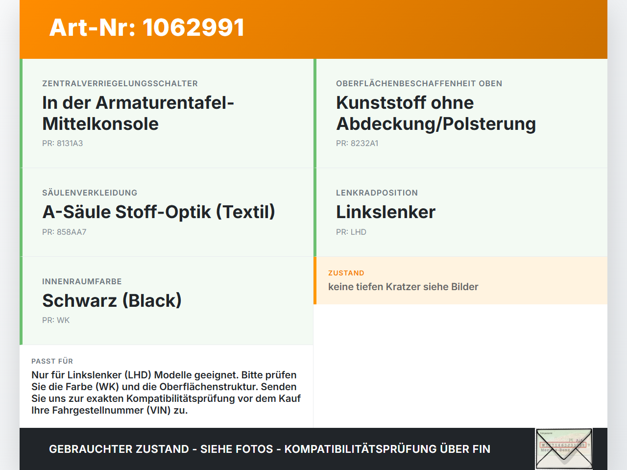KIA Stonic YB 17-20 Blende Armaturenbrett Abdeckung Armaturenbrettblende KIA Stonic YB 17-20 09.12.2019 8472184A01... Vorschau 3