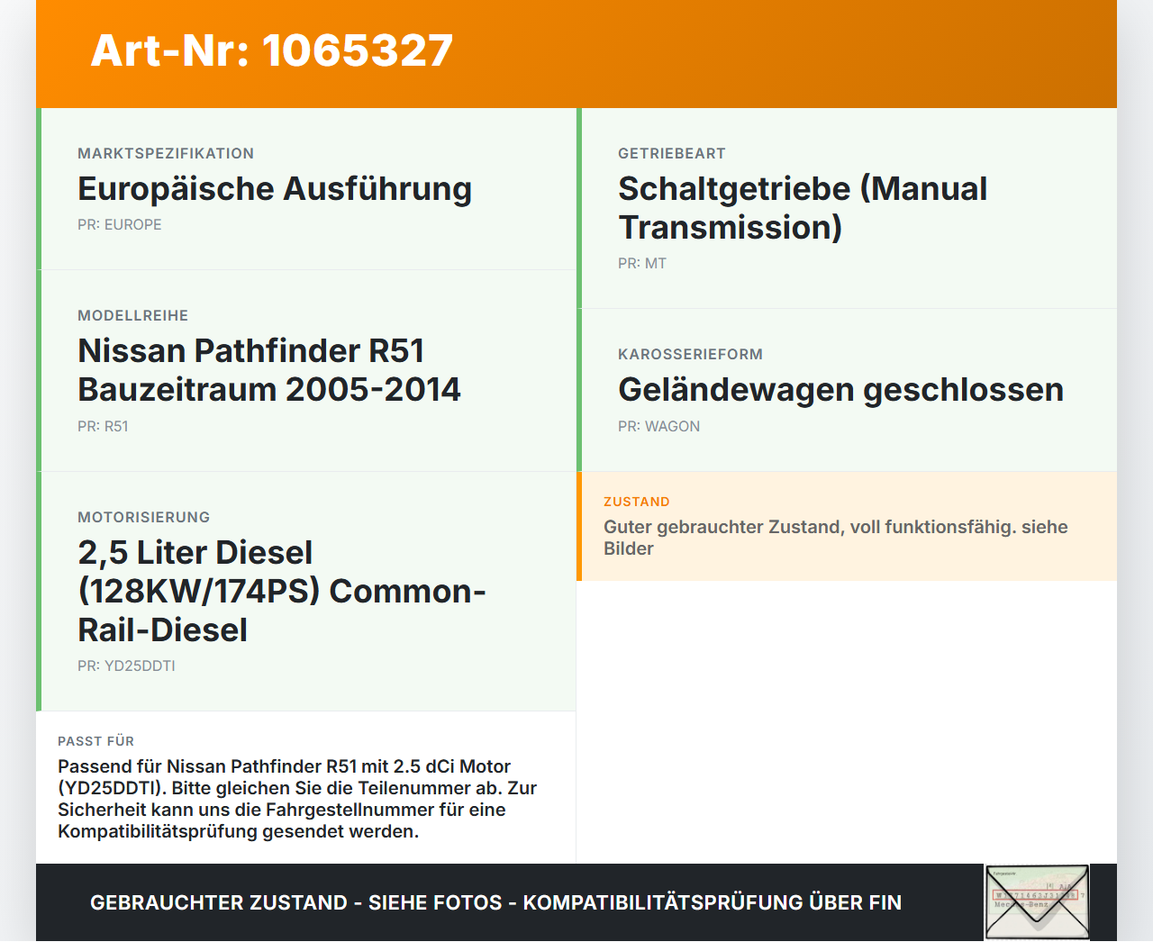 Nissan Pathfinder R51 05-14 2,5D 128KW YD25DDTI Abgasrückführventil EGR AGR Ventil Nissan Pathfinder R51 05-14... Vorschau 3