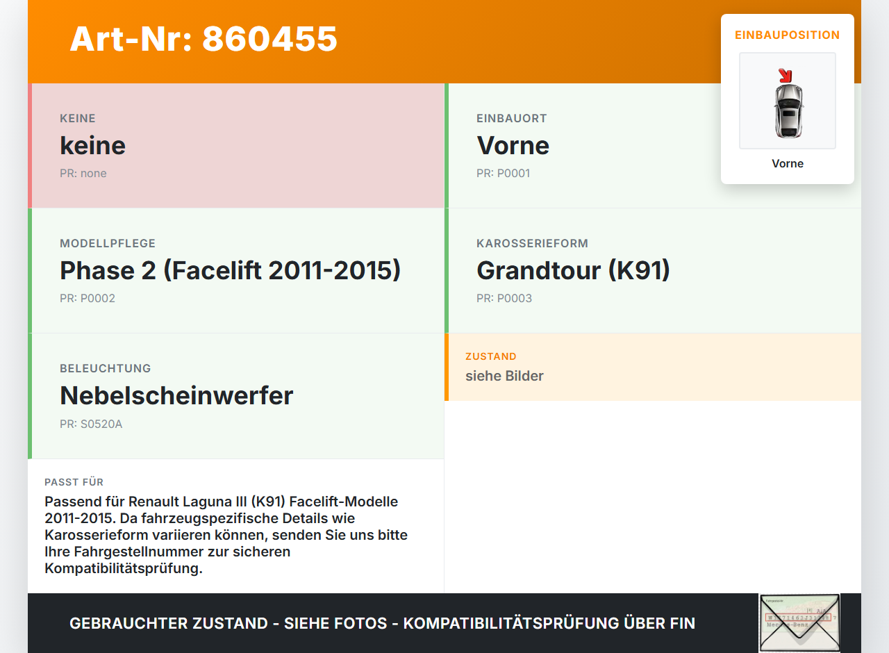 Renault Laguna III K91 11-15 Stoßstangenträger Stoßfängerträger Querträger Vorne Renault Laguna III K91 11-15... Vorschau 3