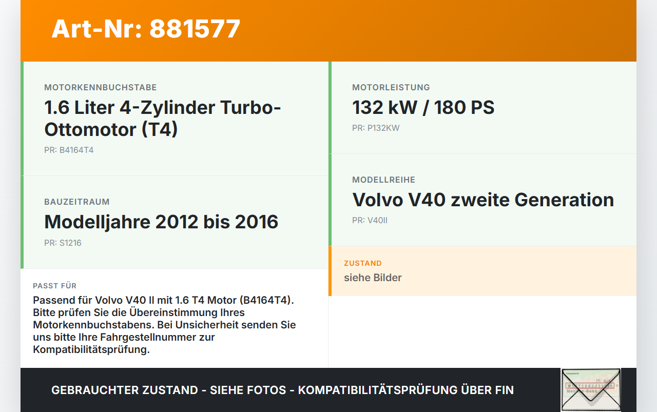 Volvo V40 II 12-16 T4 1,6 132KW B4164T4 Ansaugbrücke Ansaugkrümmer Volvo V40 II 12-16 05.11.2013 gebraucht Vorschau 3